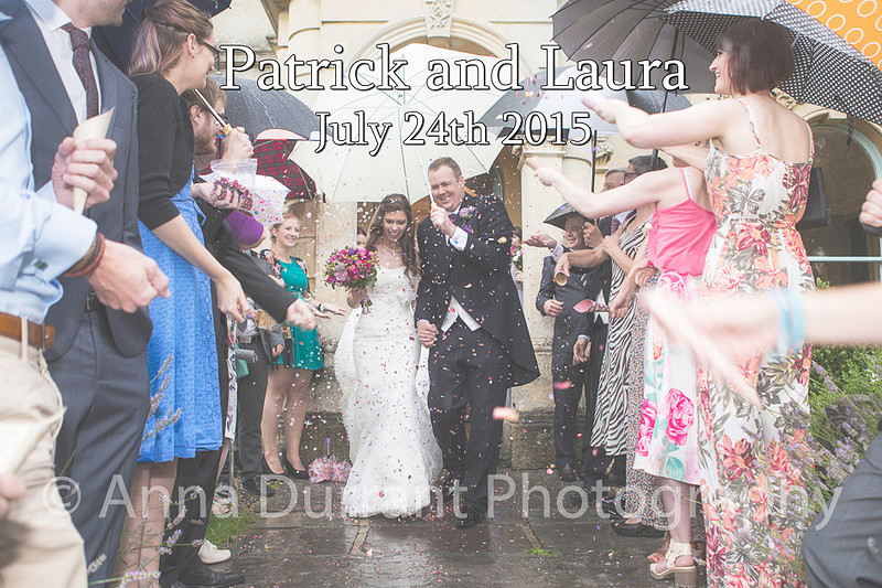 A confetti tunnel of umbrellas