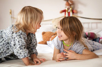 Relaxed children photography