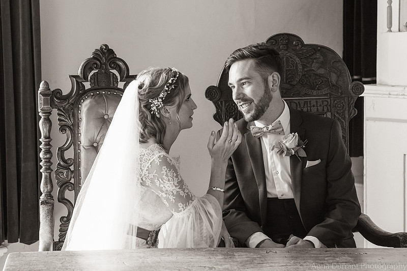 The newly married couple