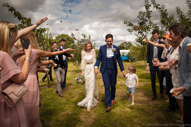 One of the confetti shots